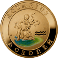 Знаки Зодиака: золотые монеты Армения 2018, золото 7.74 гр - 3