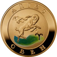 Знаки Зодиака: золотые монеты Армения 2018, золото 7.74 гр - 9