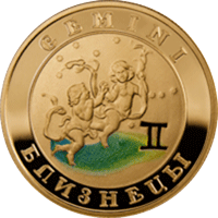 Знаки Зодиака: золотые монеты Армения 2018, золото 7.74 гр - 11