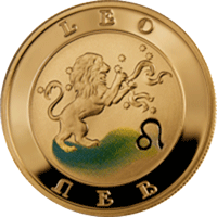 Знаки Зодиака: золотые монеты Армения 2018, золото 7.74 гр - 12