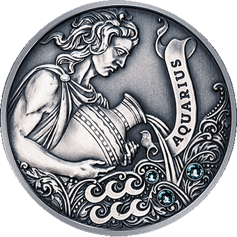 Знаки Зодиака: серебряные монеты 20 рублей Беларусь 2013-2015 гг - 9