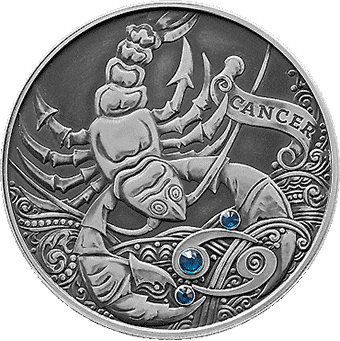 Знаки Зодиака: серебряные монеты 20 рублей Беларусь 2013-2015 гг - 14