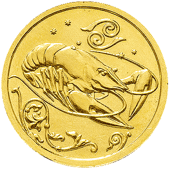 Знаки Зодиака: золотые монеты России, золото 3.11 гр - 14