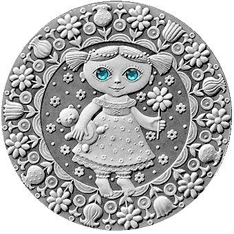 Знаки Зодиака: серебряные монеты 20 рублей Беларусь 2009 - 4