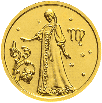 Знаки Зодиака: золотые монеты России, золото 3.11 гр - 4